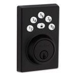 Kwikset Powerbolt 240 Contemporary Keypad Electronic Lock, Matte Black